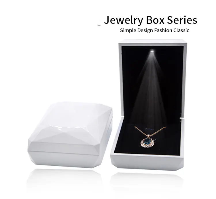 Forte Joyero Led Light Custom Jewelry Box Jewellery Packaging White Led
