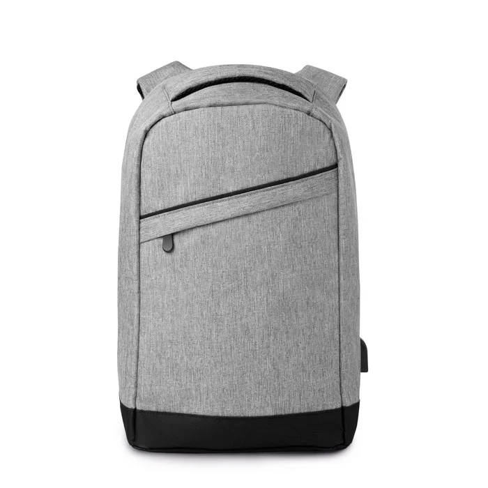 

Pinghu Sinotex travel backpack with laptop compartment usb chargeing laptop backpack, Grey,black,blue