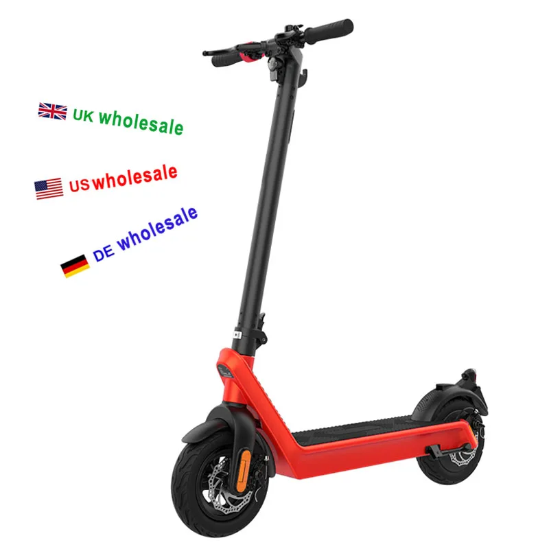 

X9 Scooter Custom Logo and Colour 10 Inch Big Motor Power 36V 1000W 40km/h 120km Lithium Battery Portable Electric Scooter