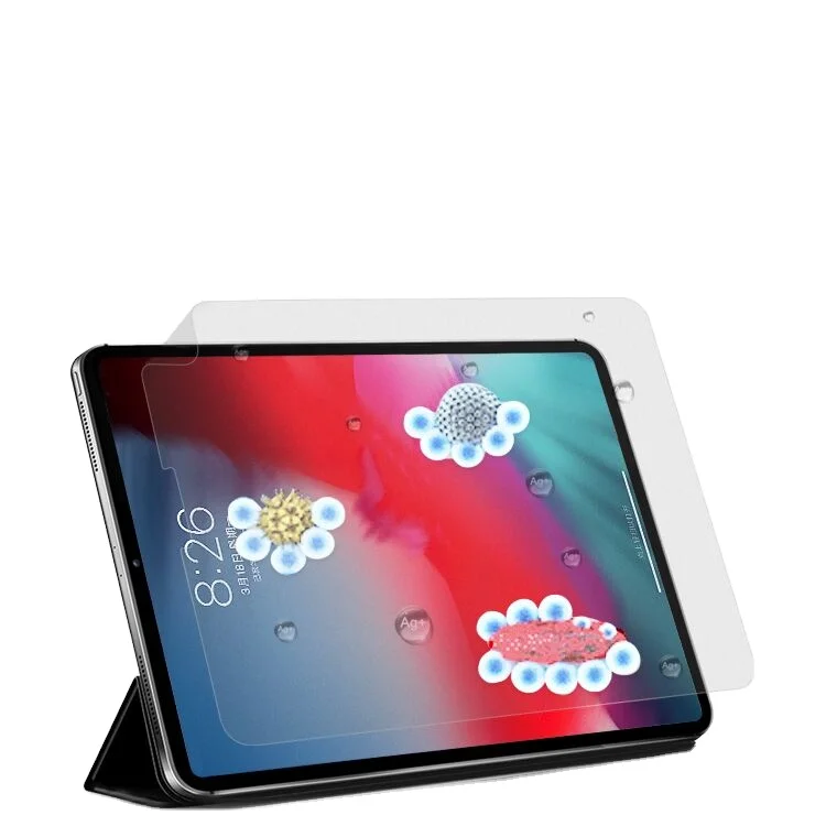 

2020 wholesale For iPad Pro 12.9 use anti-bacterial PET tablet screen protector, Clear