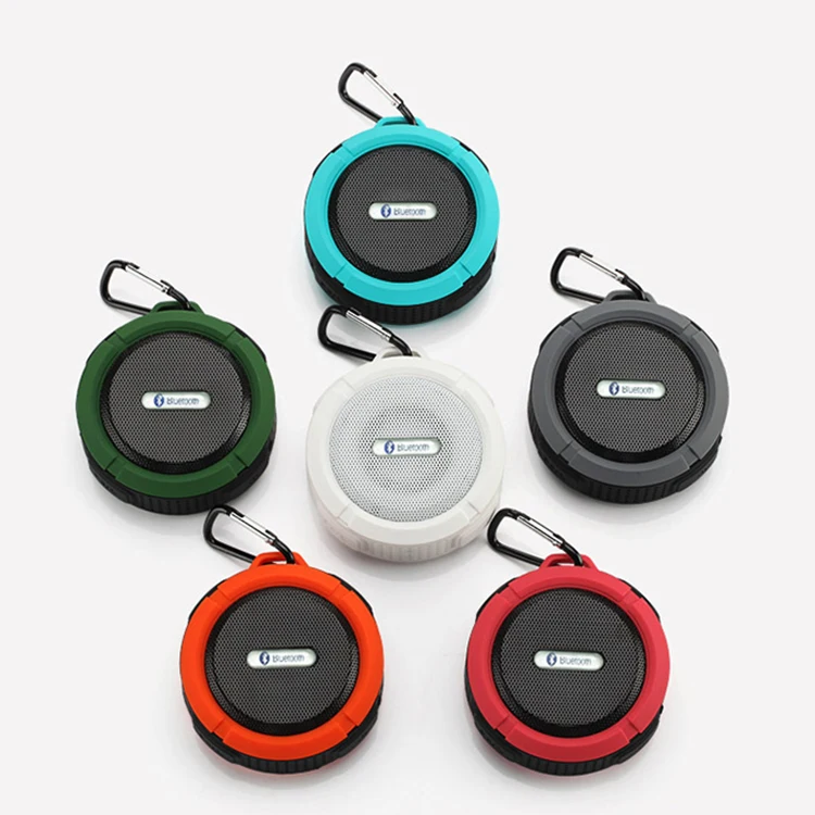 

waterproof speaker blutooth true wireless stereo mini speakers bass 3d outdoor C6 portable speakers, Black,white,red,blue,green