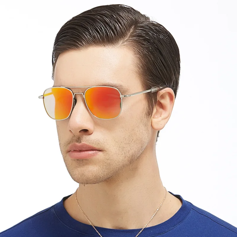 

Custom Logo Unisex Men Fashion Designer Orange Locs Shades Mens Polarized China Sunglasses