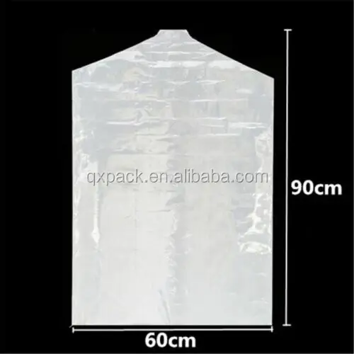 

60*150cm Clear Disposable Dust-proof Dress Clothes Cover Suit Dress Garment Bag Storage Use, Transparent