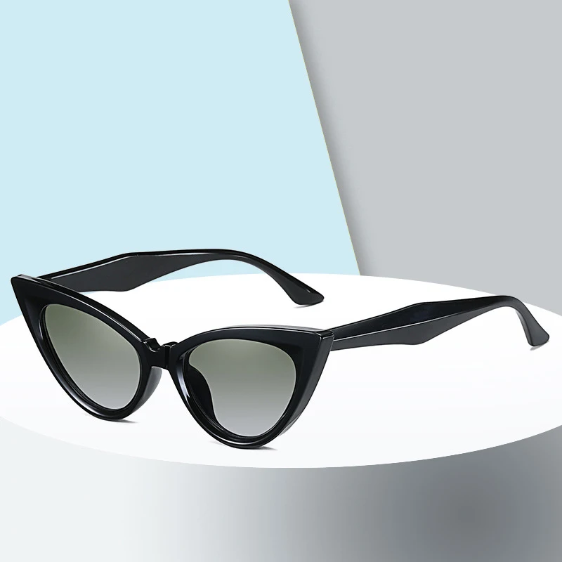

Latest Arrival Wholesale Retro Fashion Designer Cat Eye Shades Women Trendy Small Frame Glasses New Sun Shades, As the picture shows