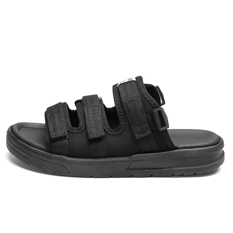 

Men sandals beach sandals outdoor sandals stock shoes, Black+white/black+gold
