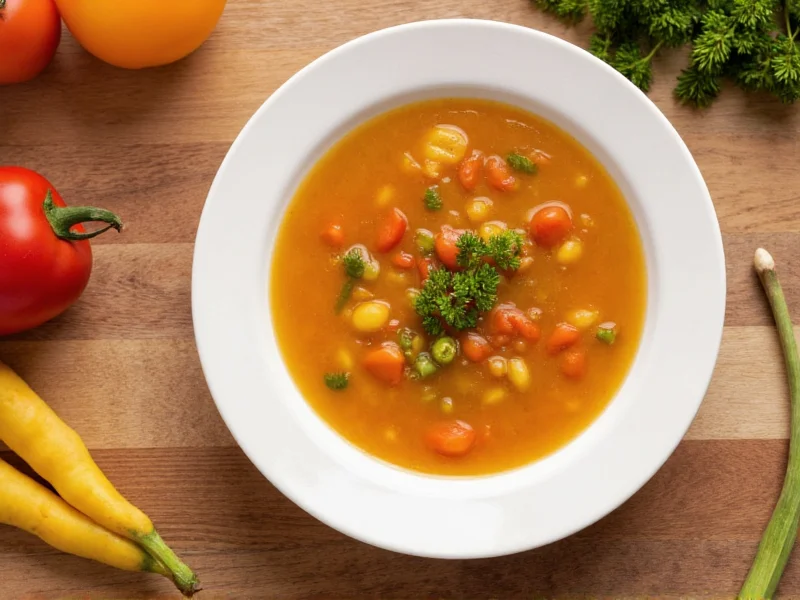 Vegetable Soup Calories: Complete Nutritional Guide