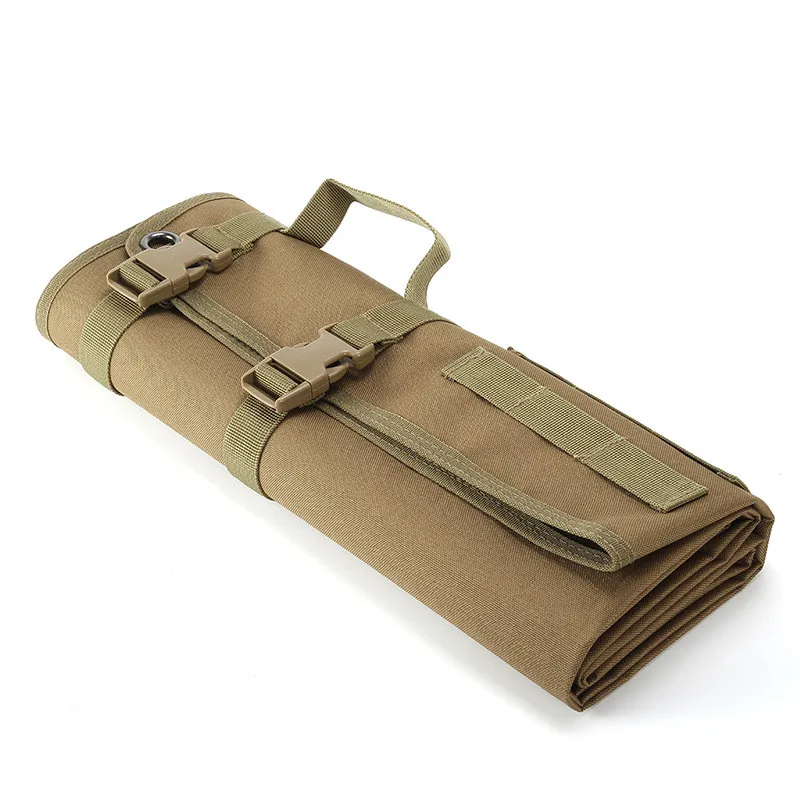

Tactical Training Shooting Pad Roll-Up Shooting Mat for Non-Slip Durable Shooting Rest Hunting Accessory, Light brown