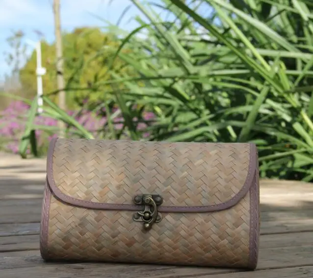 

Factory Customization Classic Beach Shopping Bag Handmade Woven evening clutch Bali Straw Rattan Shoulder Bag, Picture