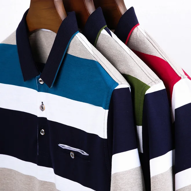 

2021 Customized Hot Selling New Design Striped Cotton Wholesale In China Men's Man Short Sleeve Polo T-shirt T Shirt Golf Shirts