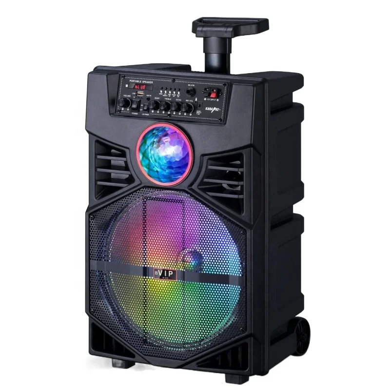 

Professional Wireless BT Portable Manufacturer OEM Outdoor Karaoke Home Party DJ Trolley Speaker