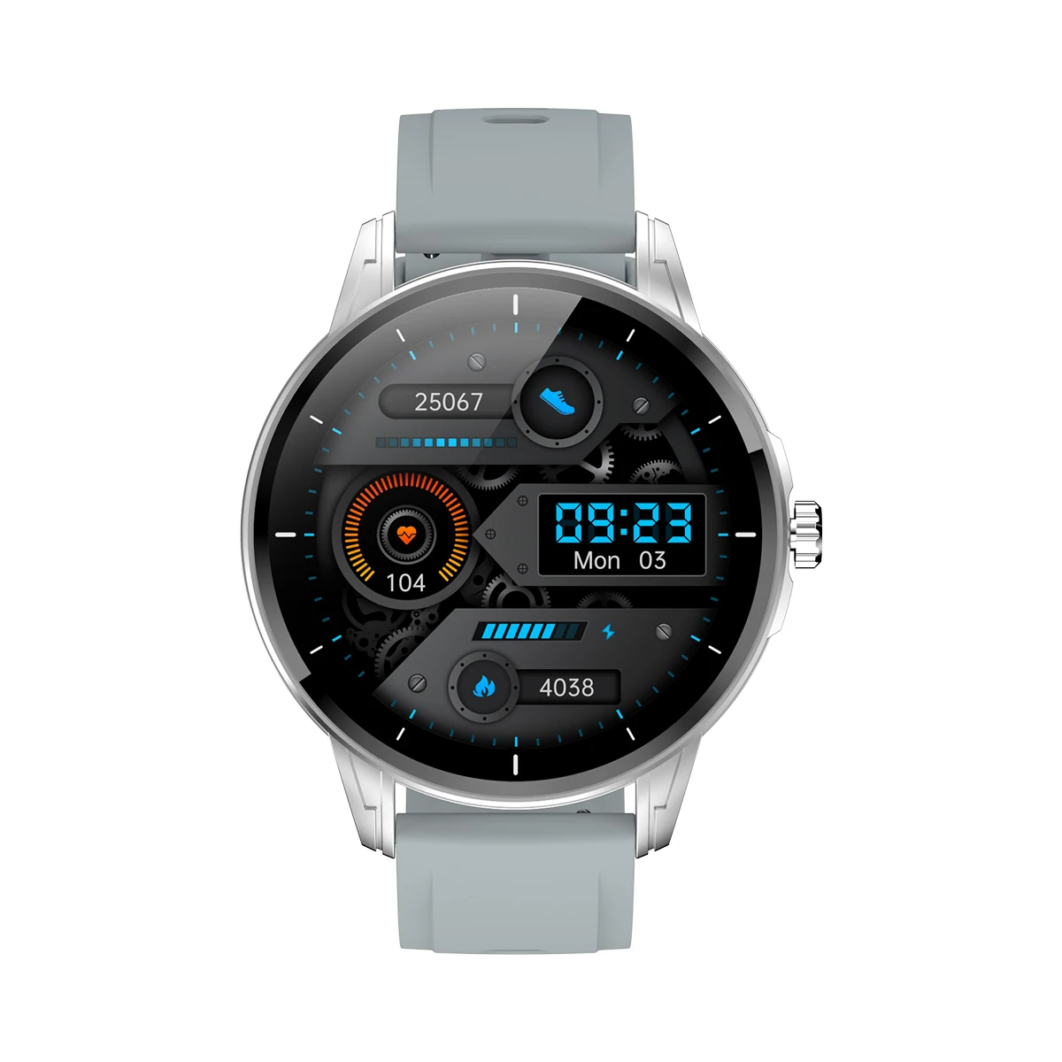 

360 by 360 Resolution Round Screen Heart Rate SP02 Blood Pressure Multi Sport H36 Smart Bracelet 1.32 inch H36 Smart Watch