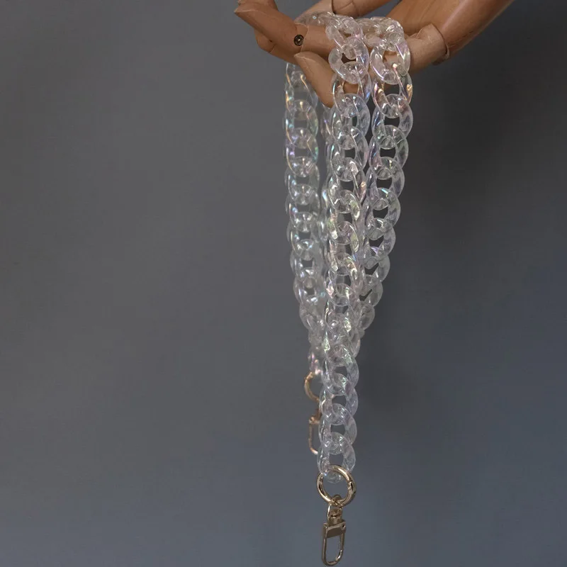 

ZONESIN Wholesale Transparent Plastic Acrylic Chain For Bag Handle Accessories