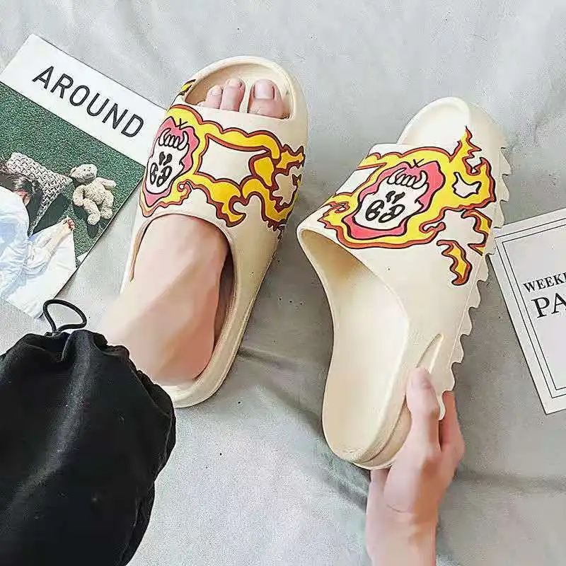 

2021 Trend Fashion Slippers Casual Sports Women Soft Outside Luxury Ladies Slipper Beach Open Toe Thick Sole Slippers Flip Flops, Customized