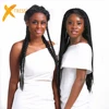 new fancy color crochet braids hair synthetic Hair Twists Unraveled Senegalese Twist Kinky Curly Brown Crochet Braids