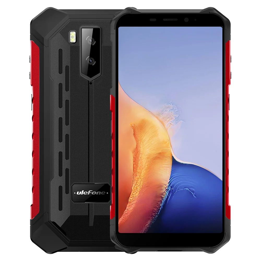 

Ulefone Armor X9 IP68 Waterproof Smartphone MT6762v octa Core Android 11 Face Unlock 3GB 32GB 5000mAh 4G Global Version Phone, Black,red,green