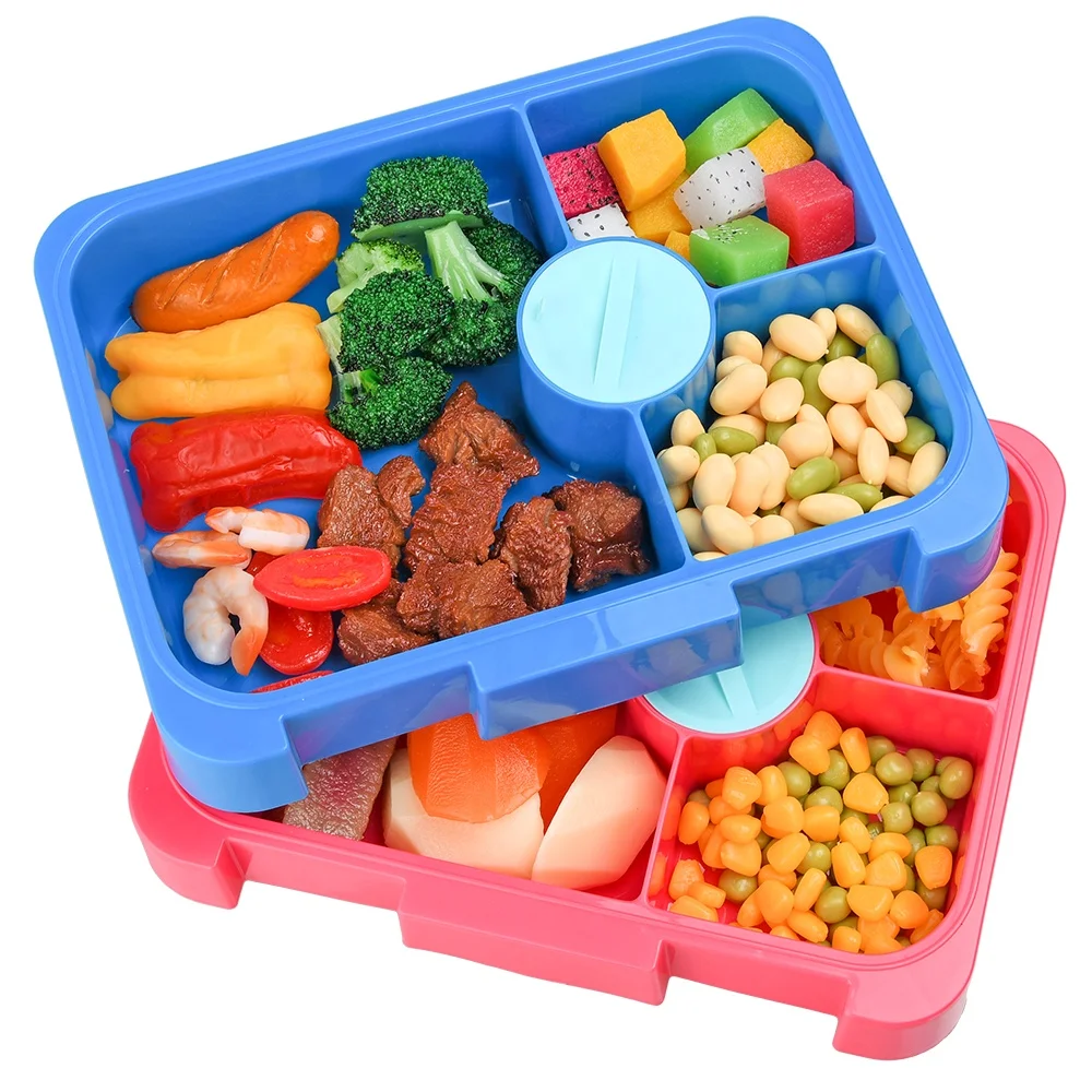 

Factory sale Children favorite fashion quality guaranteed food grade PP material dishwasher safe picnic bento lunch box, Customized color