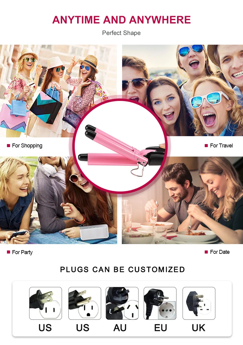 iron hair curler hair curling