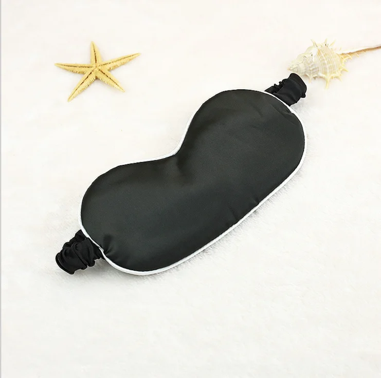

Ultralight Comfortable Customized design fashion satin set travel kit blindfold