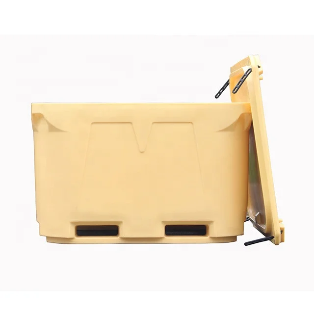 

High Quality 300L 660L1000L rotomold seafood fishing ice cooler box cooler container bin ice chest