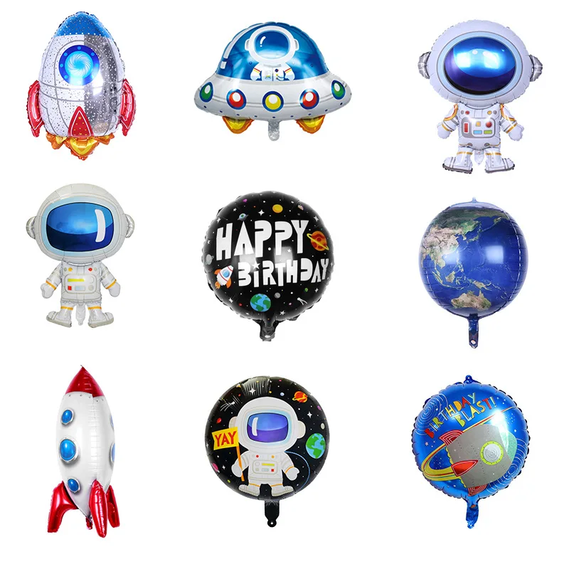 

Wholesale newly designed 18-inch round foil birthday party balloon printed with 4D Earth balloon