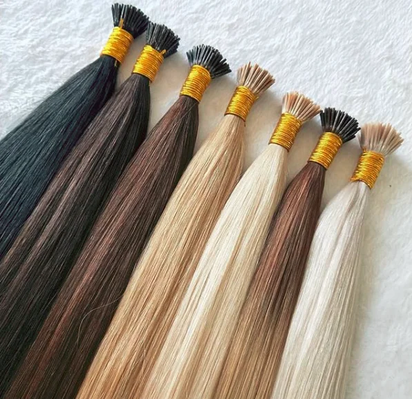 

High quality wax extensions human hair Itip Utip Vtip Flat tip