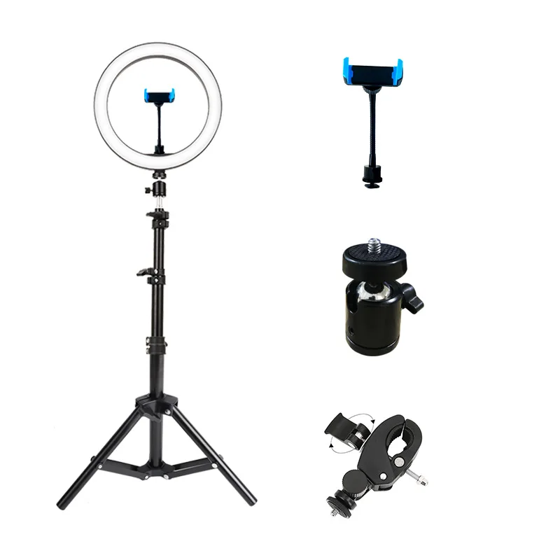 

Tiktok Beauty LED Selfie Ring Light Makeup, LED Circle Ring Light Stand Kit Mini Led Camera Ring light for Live Streaming Vlog