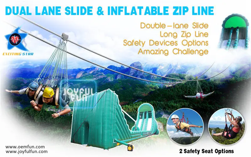 Inflatable Zip Line