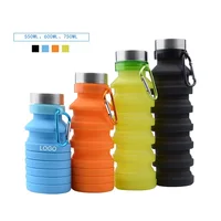 

Sustainable Eco Friendly Products Silicone Canteen Flexible Customizable Products Water Bottle