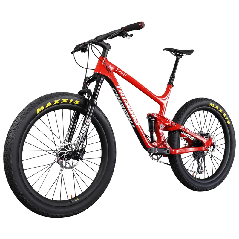 

ICANbikes 27.5er mtb carbon full suspension bicycle carbon fibre mountain complete bike, Customize