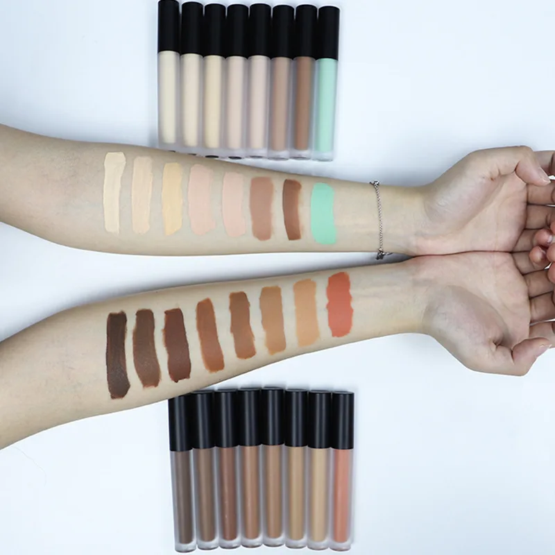 

OEM Customized Private Label Concealer cream With Brush Cover Freckles and Dark Circle Removing Fac Concealer Cream