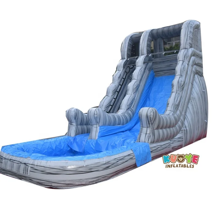

18ft Tall Wave Gray Marble Water Slide
