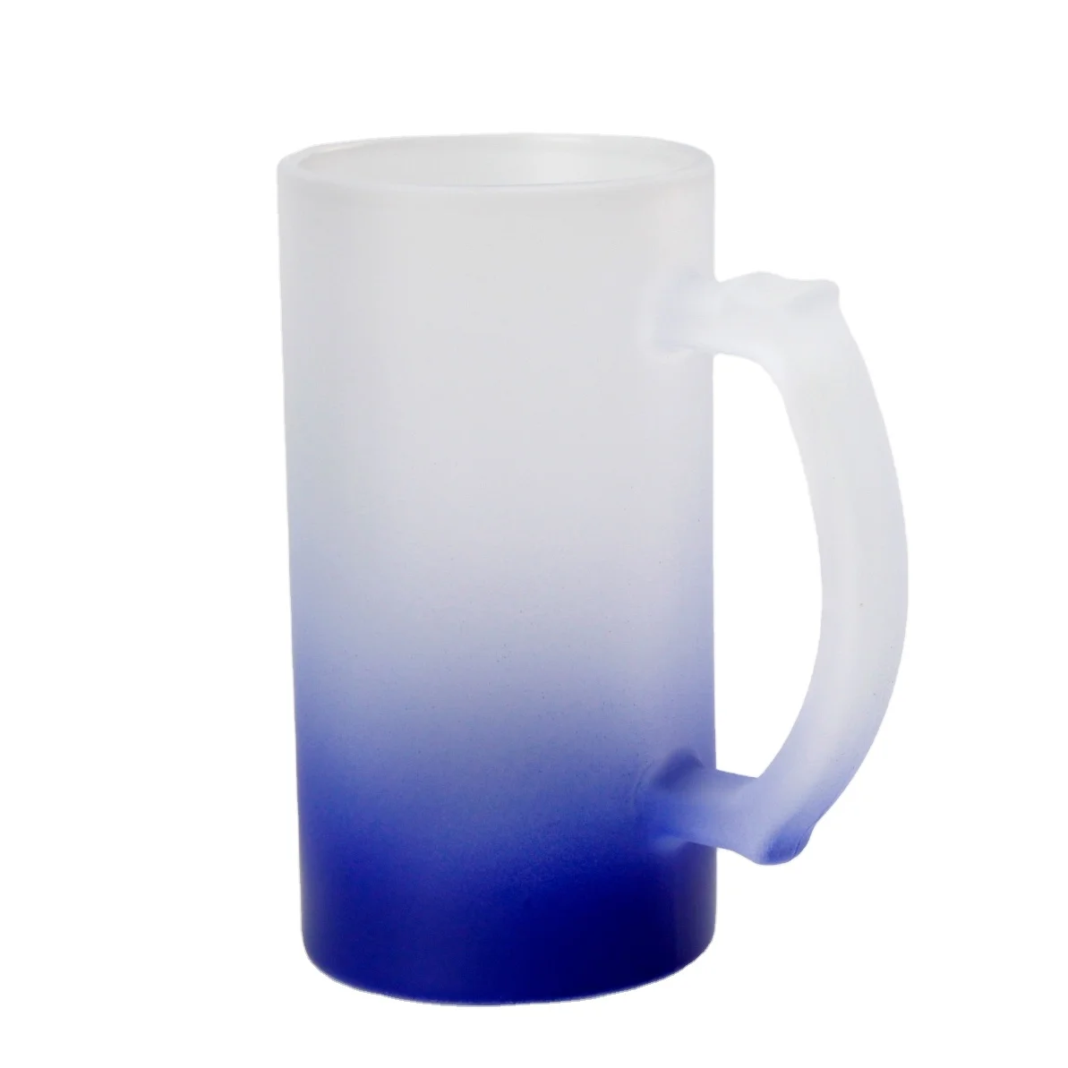 

High quality colorful frosted 16OZ sublimation wheat glass beer mug, Sanding