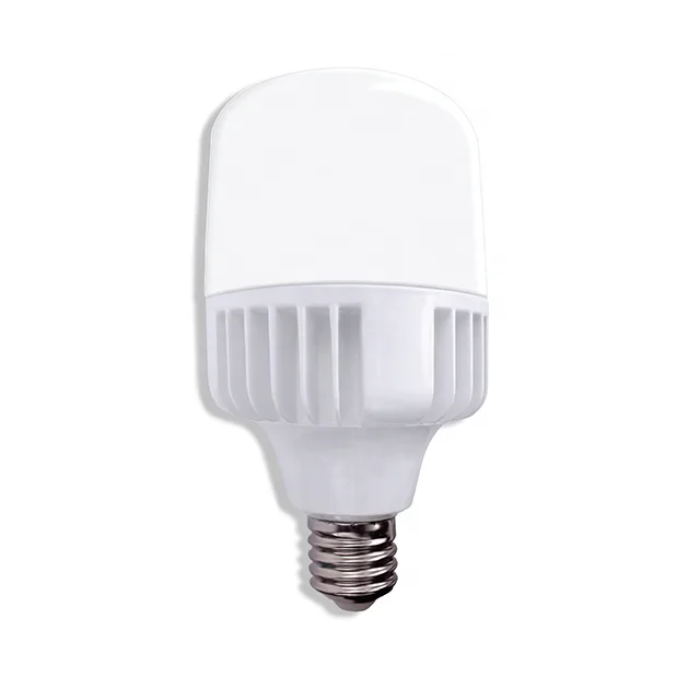 WOOJONG factory selling 30W 170-264V E27/B22 die-cast body t shape high watt led bulb for indoor