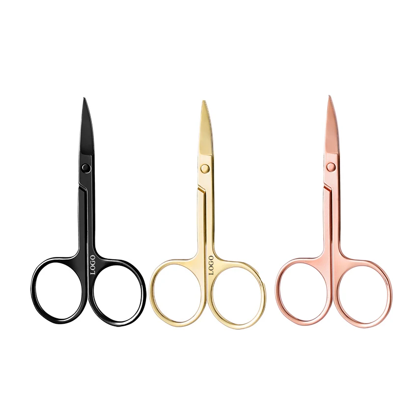 

Wholesale Makeup Tools custom logo eyelash eyebrow trimmer Cosmetic Scissors beauty scissors
