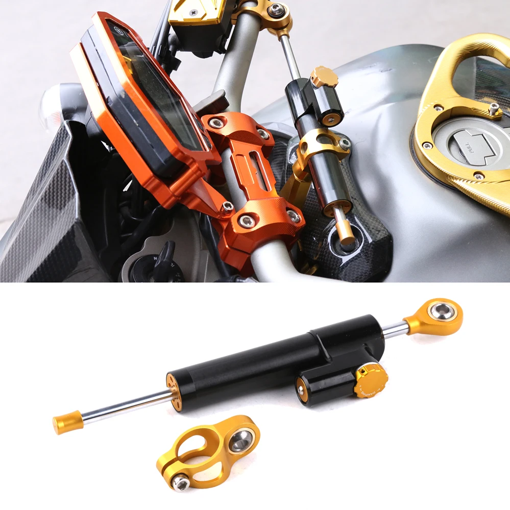 Universal 26cm Motorcycle Steering Damper Safety Control Linear Csc