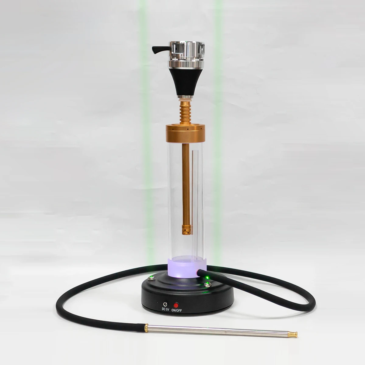 

Wholesale large LED hookah shisha Acrylic hookah base nargile lounge furniture sharing shisha With Laser LED