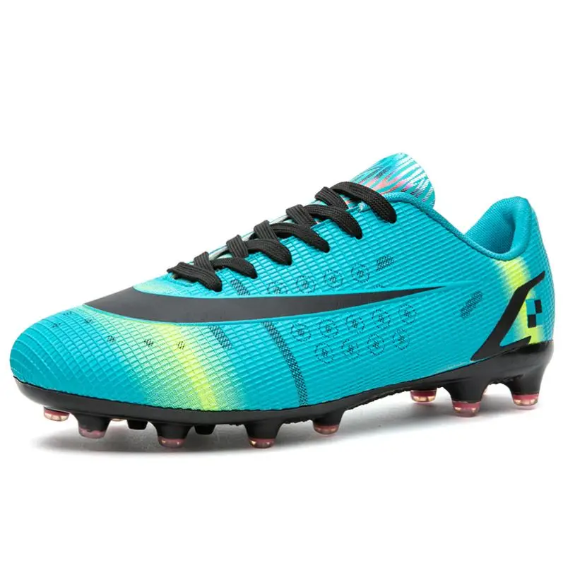 

Super September New Arrivals Hot Sale Teenagers Soccer Shoes Customized Football Boots Outdoor Training Cleats For Men Boys, Blue, pink, white