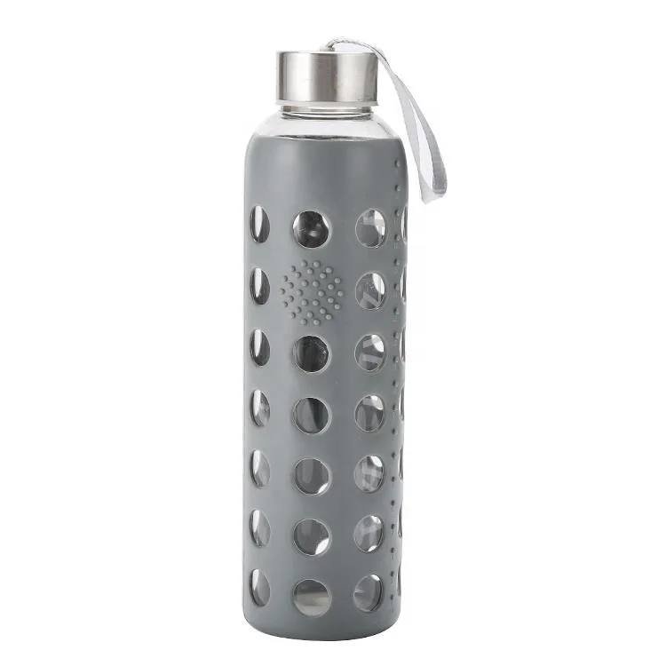 

Wholesale 550ML Sport Unbreakable Glass Water Bottle