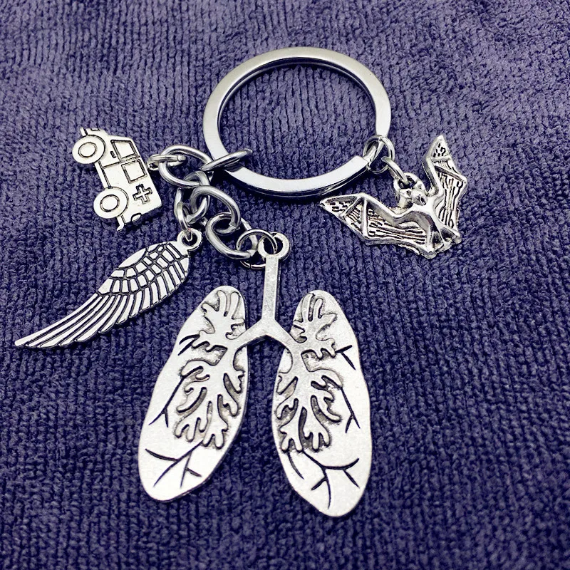 2020 Stethoscope Lung Lobe Dna Biological Rescue Medical Keychain Keyring Buy Stethoscope