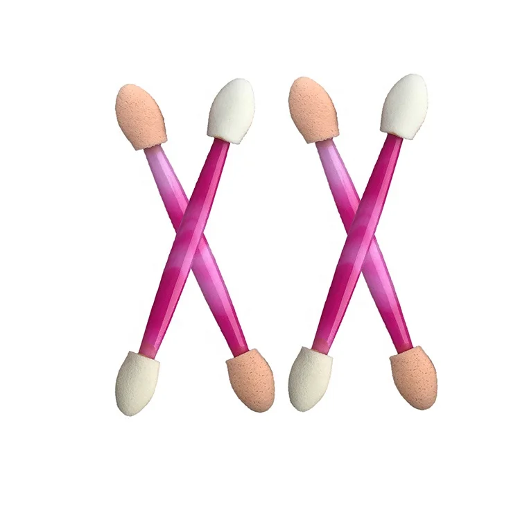 
Factory Direct Selling Cheap Disposable Double Ended Sponge Eyeshadow Applicator With Foam Tip 