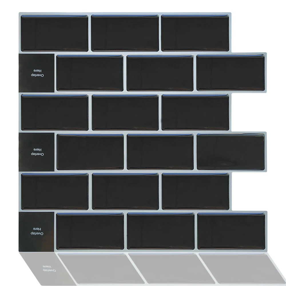 

3D wall tiles for bedroom Tile sticker peel and stick backsplash waterproof vinyl backsplash tiles mosaic wall sticker, Cmyk, pantone color (pms),customized