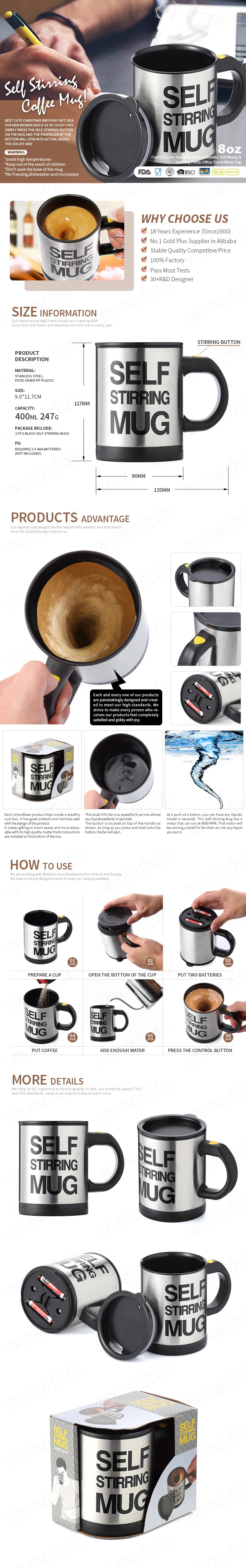 Auto Mixer Mug Self Stirring Handy Promotional Automatic Self