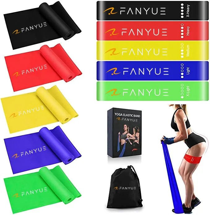 

Factory Price Resistance Bands Exercise Latex Rubber Bands For Fitness Yoga Training Gym