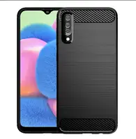 

Carbon Fiber Shockproof Soft TPU Back Cover mobile Phone Case For Samsung Galaxy A30s