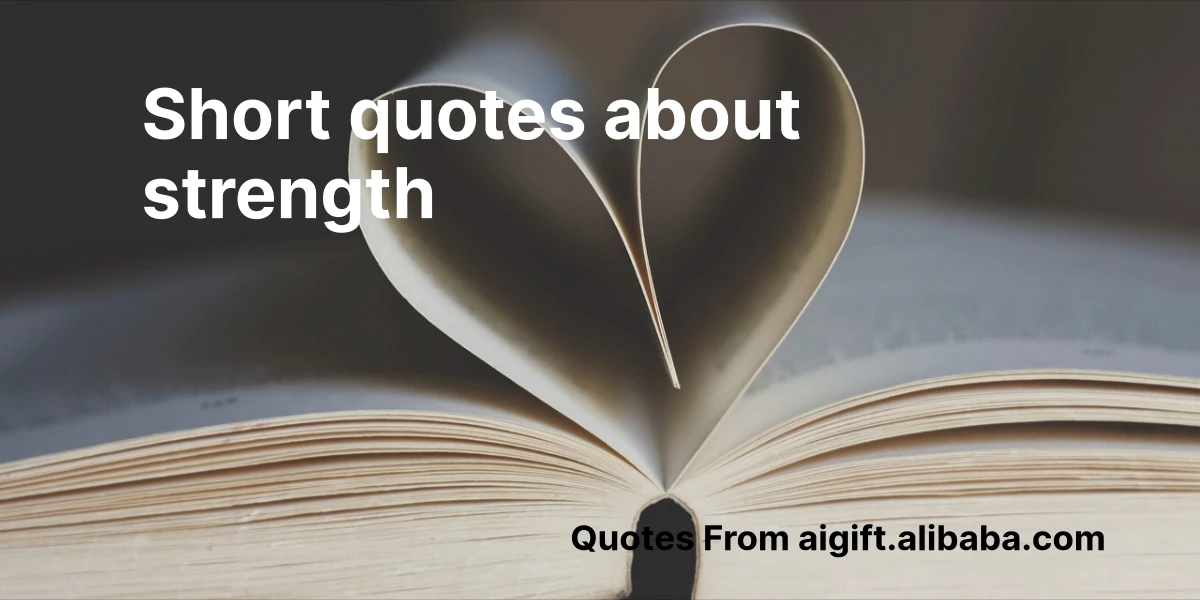 short quotes about strength