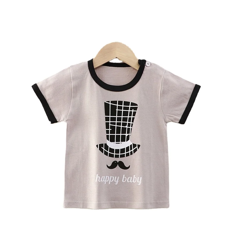 

Round Neck t shirts Factory Wholesale Price Plus Size boy shirts High Quality OEM Logo T-shirt for Kid, Colors