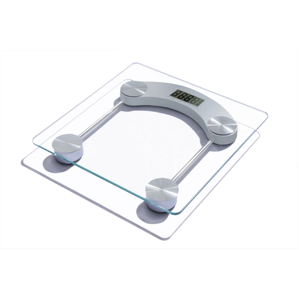 

Electronic Bathroom Scales Transparent Body Weight Scale 180KG Household Body Weighing Scale