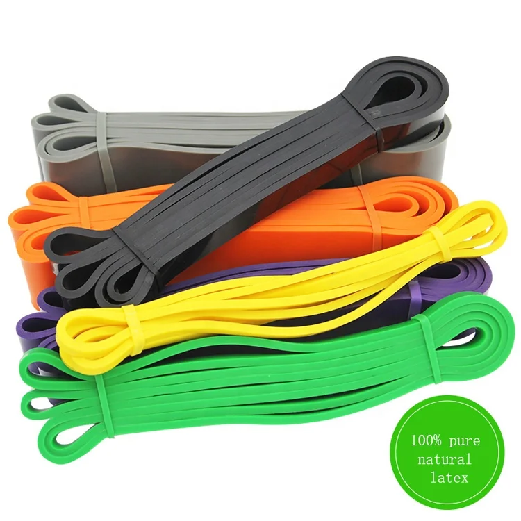 

Wholesale Long Resistance Band Set Latex Workout Elastic Gym Hip Resistance Band Long, Yellow,green,black,purple,orange,gray,