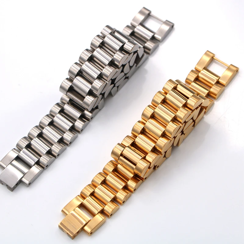 

Hip Hop Stock Jewelry High Quality Stainless Steel Gold Bracelet for Men