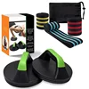 Push up bars and 3 different size Hip circle bands muscle training